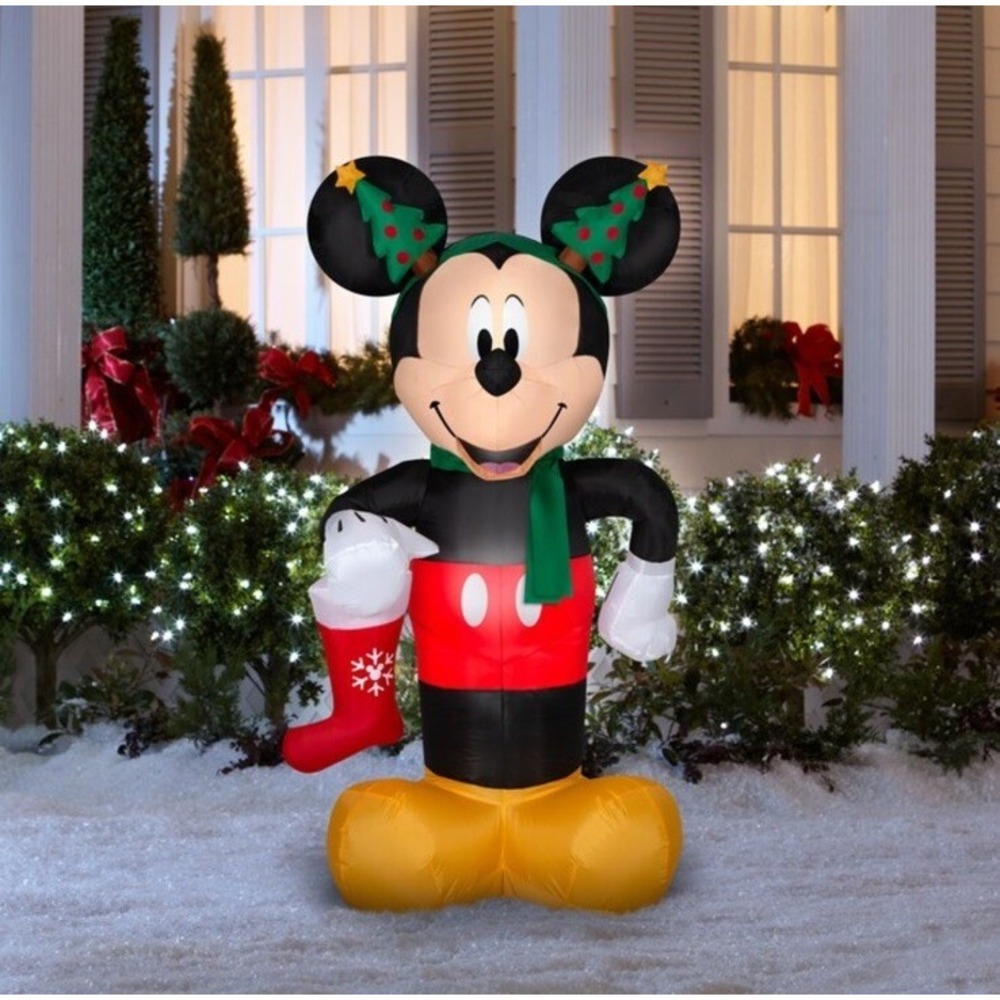 Gemmy Disney Mickey Mouse 6' Light Up Airblown Inflatable, NEW